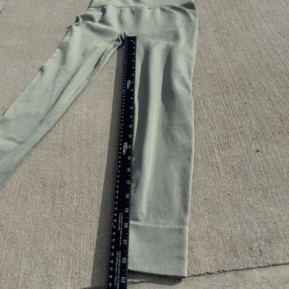 Madewell MWL seamless ribbed leggings 7/8 Forgotten Landscape NWT $65 S-M NF342 - Picture 4 of 7